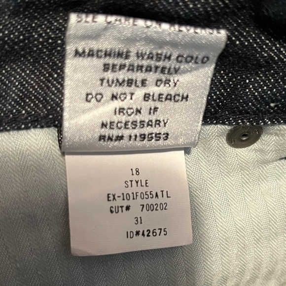 Deluxe Premium Denim Blue Jeans by Express - Picture 14 of 15